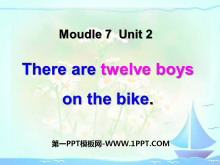 《There are twelve boys on the bike》PPT课件4ppt课件