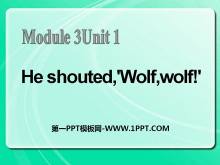 《He shouted,'Wolf,wolf!'》PPT课件3ppt课件