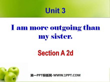 《I'm more outgoing than my sister》PPT课件3ppt课件