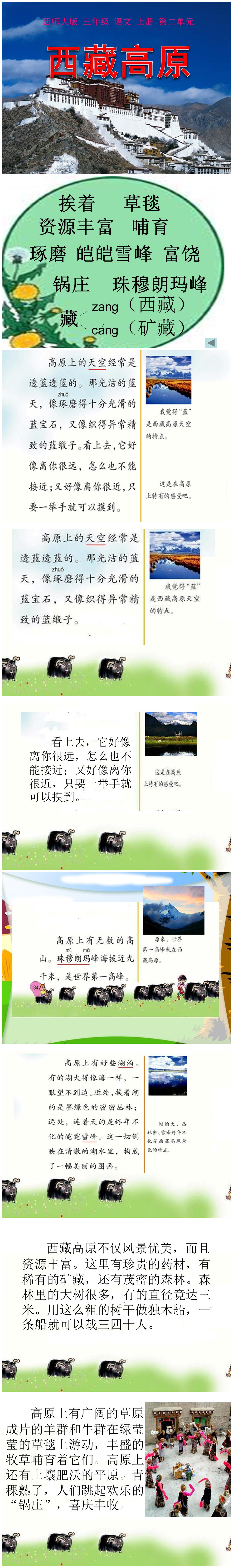 《西藏高原》PPT课件2PPT课件下载