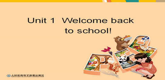 《Welcome back to school!》Look and say Flash动画课件PPT课件下载