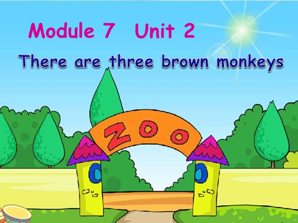 《There are three brown monkeys》PPT课件3ppt课件