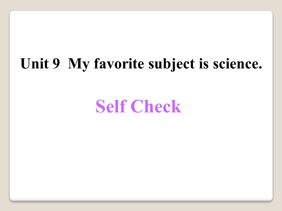 《My favorite subject is science》PPT课件17ppt课件