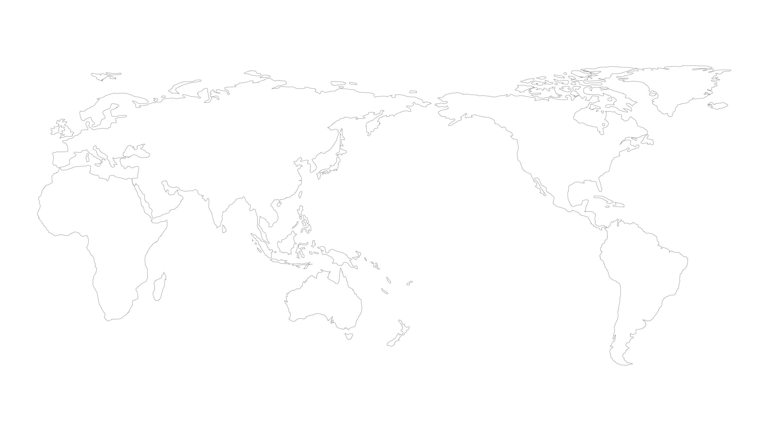 可编辑世界地图ppt素材