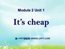 《It's cheap》PPT课件3
