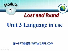 《Language in use》Lost and found PPT课件