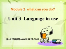 《Language in use》What can you do PPT课件2