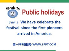 Public holidays PPT课件