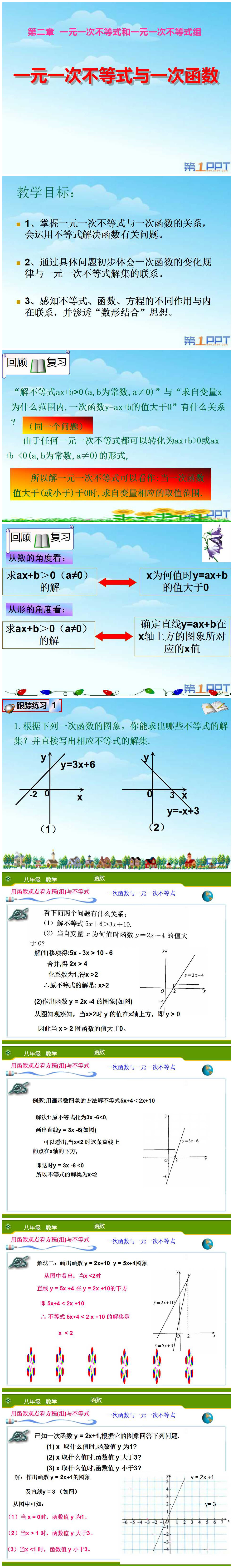 《一元一次不等式与一次函数》PPT课件