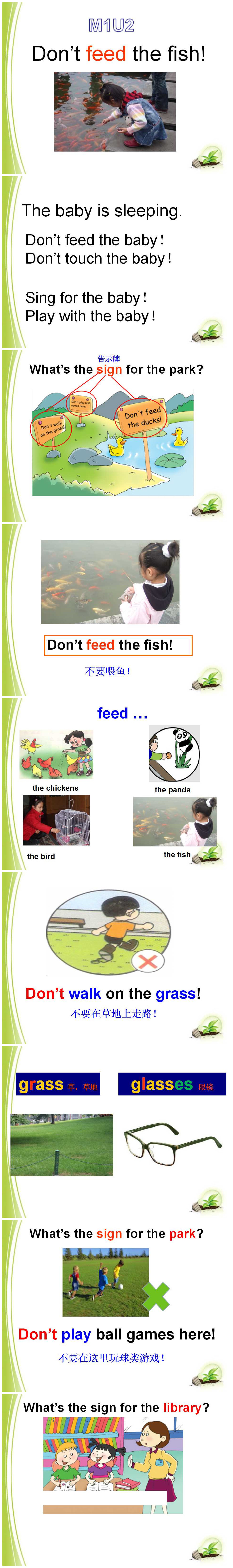 《Don't feed the fish》PPT课件3