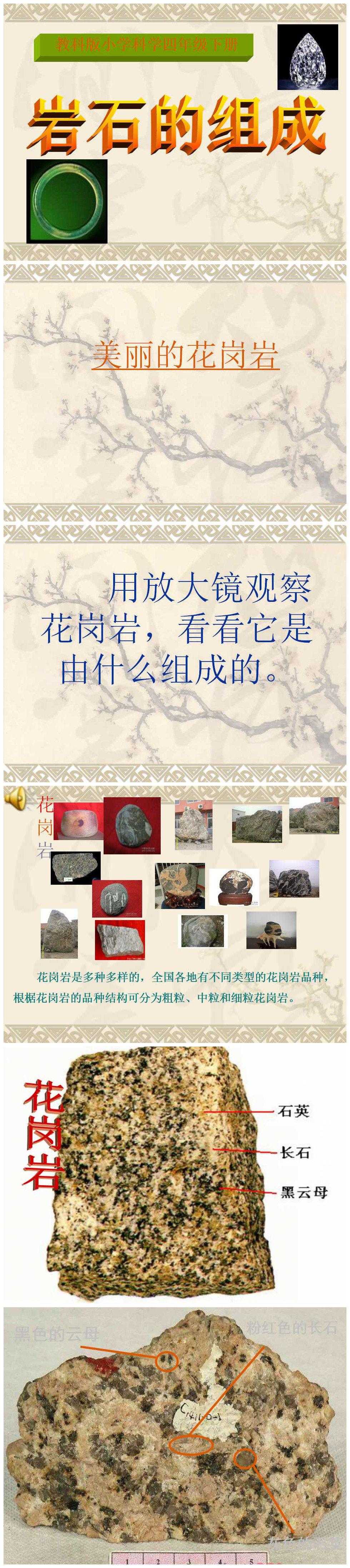 《岩石的组成》岩石和矿物PPT课件2