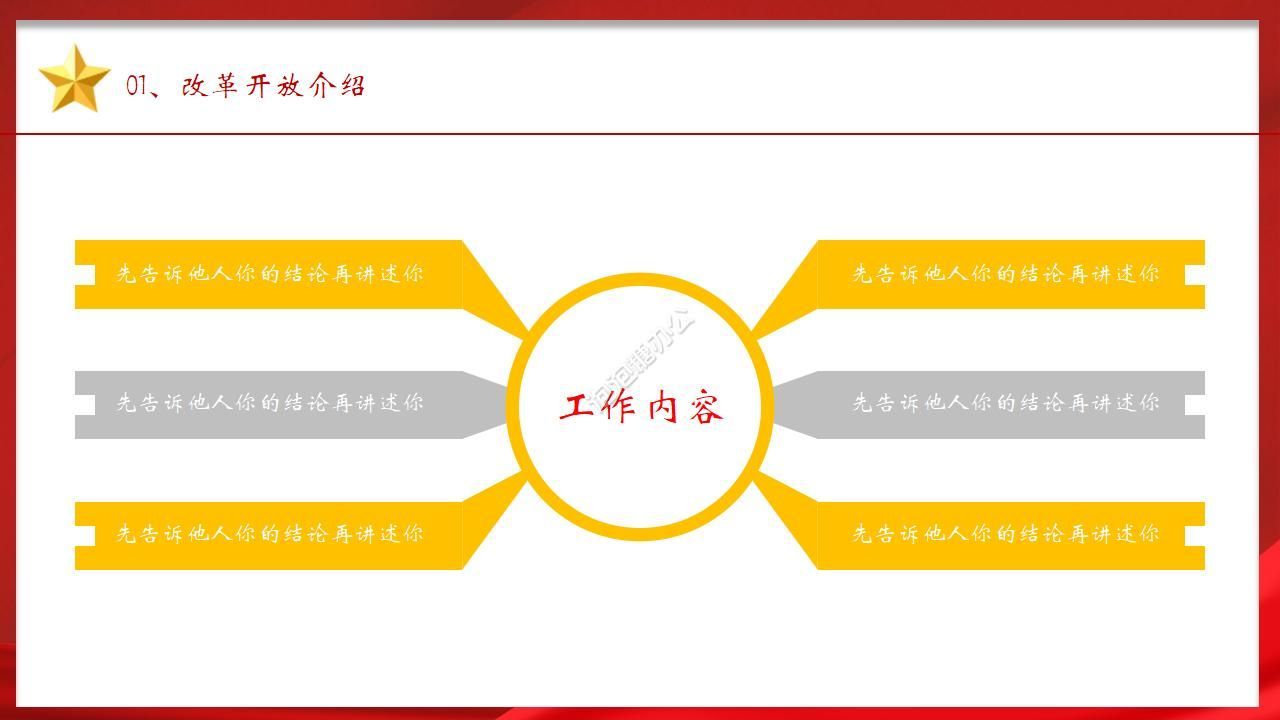 紀(jì)念改革開放40周年主題ppt模板